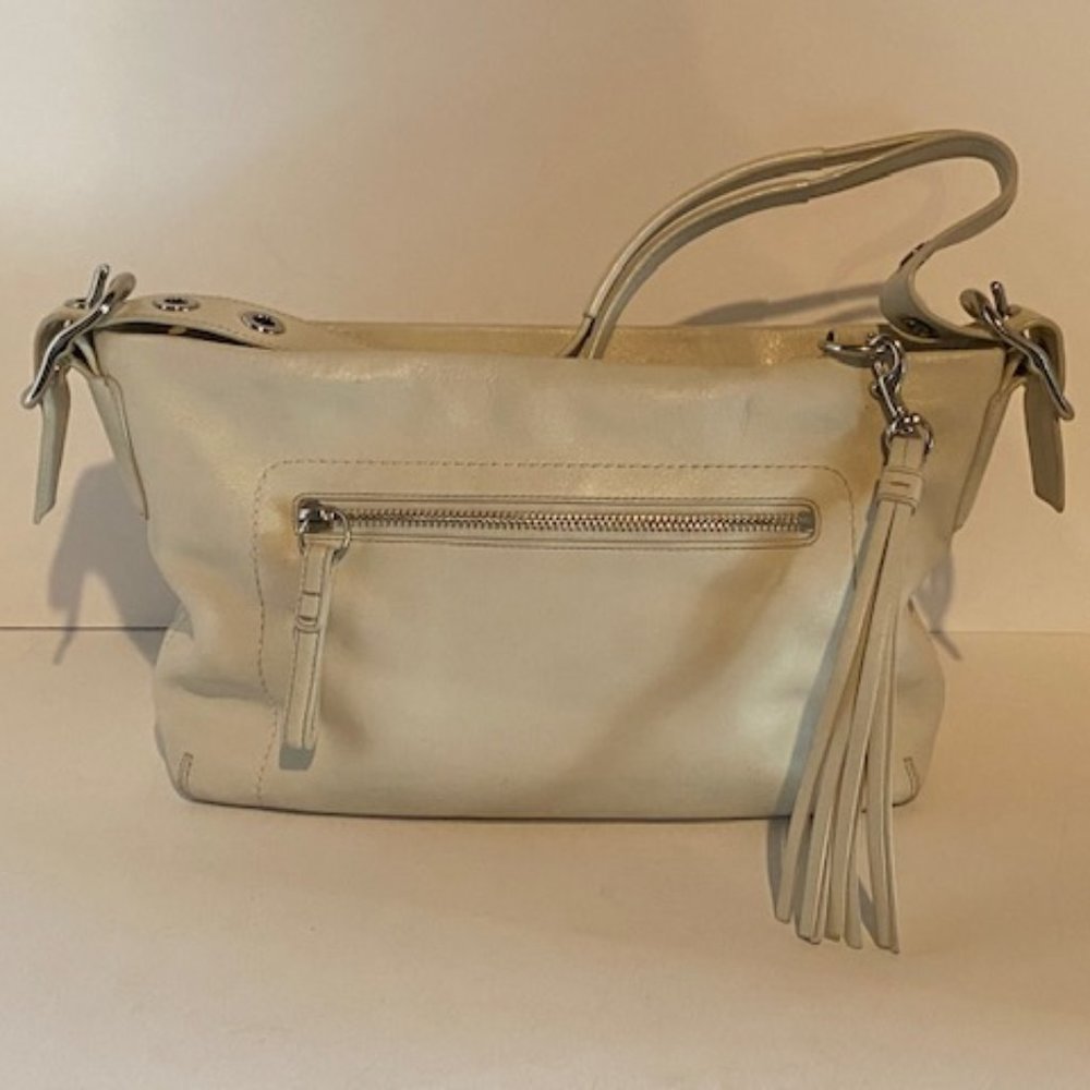 COACH White Shoulder Bag